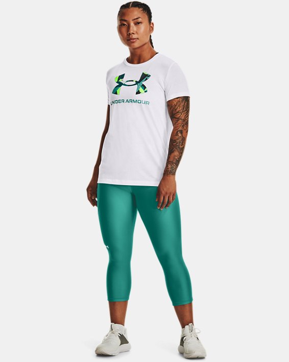 T-shirt à manches courtes UA Sportstyle Graphic pour femme, White, pdpMainDesktop image number 2